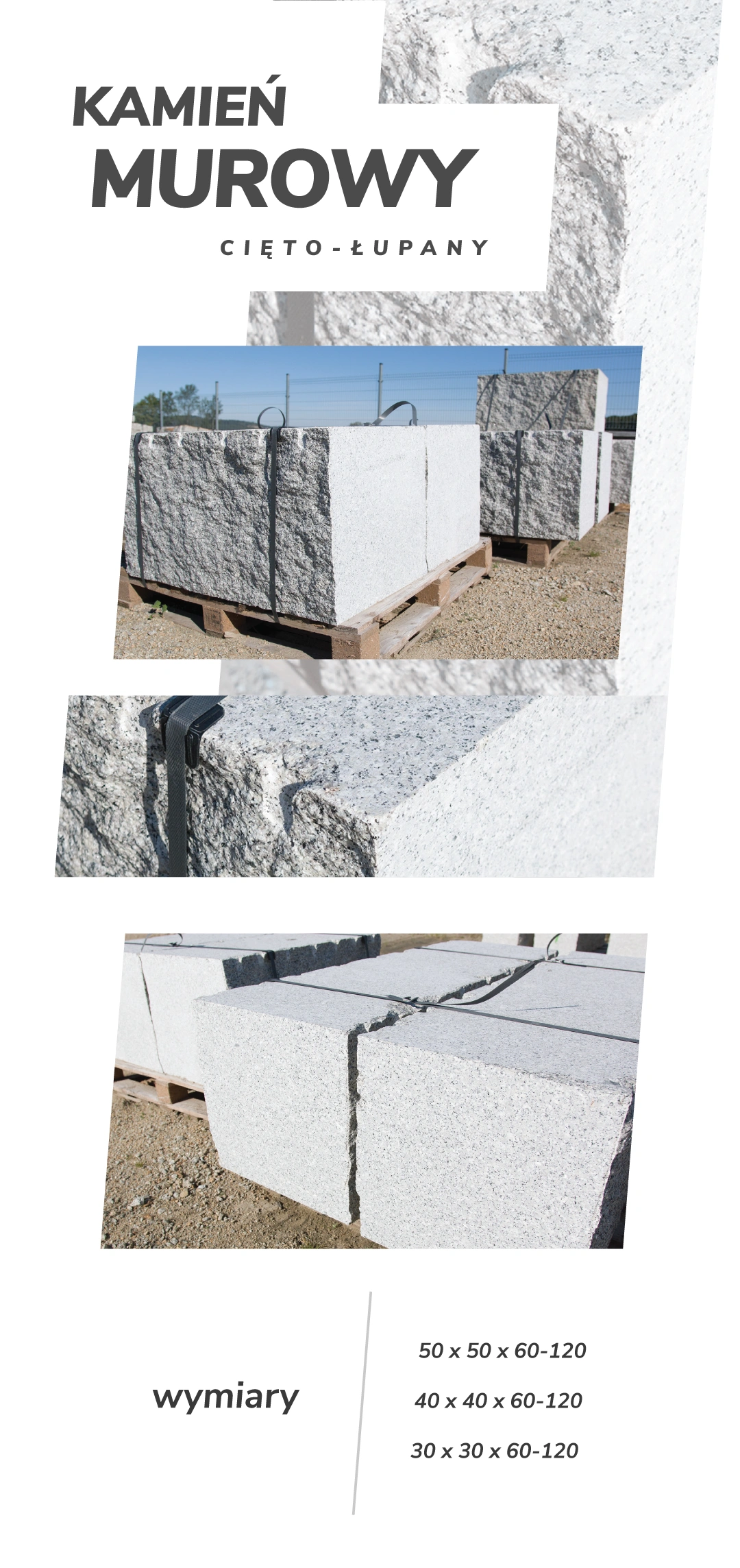 Granitowy kamień hydrotechniczny to trwały i odporny materiał, idealny do budowy umocnień brzegowych, falochronów, tam i innych konstrukcji wodnych. Dzięki swojej wytrzymałości na działanie wody i warunków atmosferycznych, granit jest niezastąpionym rozwiązaniem w hydrotechnice. Oferujemy wysokiej jakości kamień granitowy dostosowany do indywidualnych potrzeb projektów hydrotechnicznych.